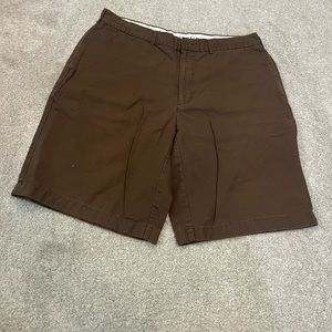 Lands End Men’s Brown Kahki Shorts Size 37